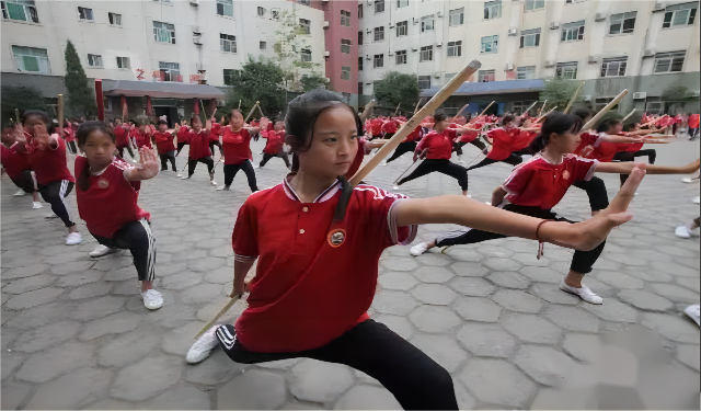 女生想去少林练武