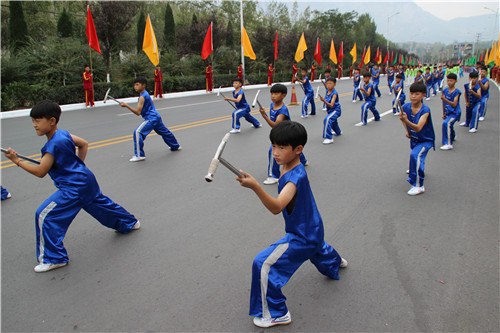 河南嵩山少林释小龙武校