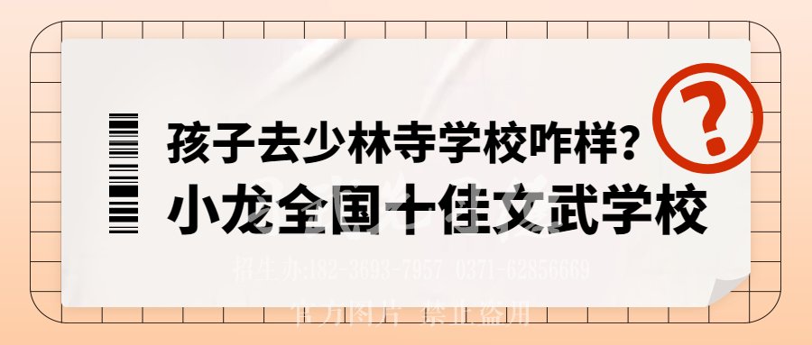 孩子去少林学校咋样,正宗少林功夫